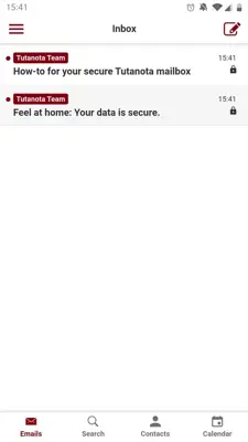 Tutanota android App screenshot 1